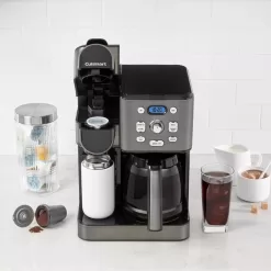 Cuisinart 12 Cup Coffee Maker and Single-Serve Brewer - Black Stainless Steel - SS-16BKS