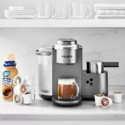 Keurig K-Cafe Special Edition Single-Serve K-Cup Pod Coffee, Latte and Cappuccino Maker - Nickel