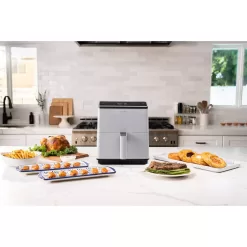 Cosori 6.8qt DualBlaze Air Fryer with Skewer Rack - Gray