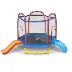 Little Tikes Climb and Slide 7' Trampoline