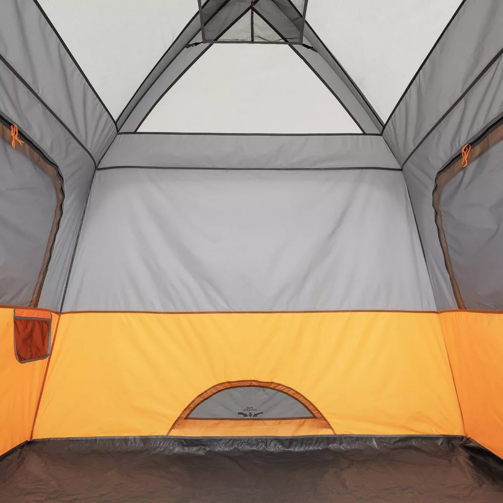 Core Equipment 4 Person Straight Wall Tent - Orange