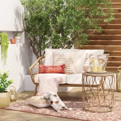 Threshold Britanna Patio Loveseat, Outdoor Furniture - Natural