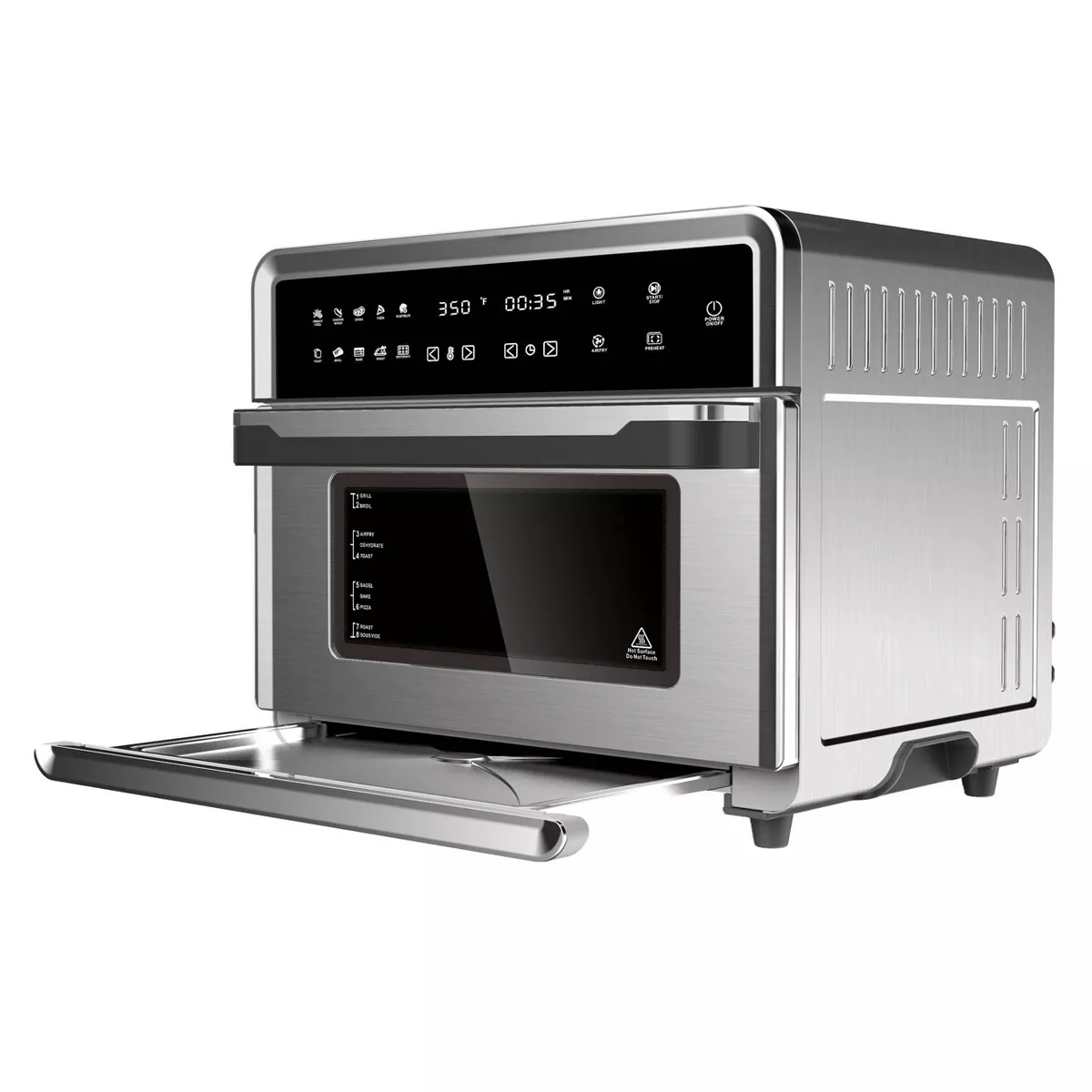 MegaChef 10-in-1 Multi-function Counter Top Oven - Silver