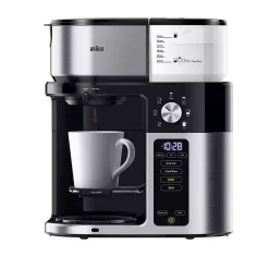 Braun MultiServe Plus 10-Cup Pod Free Drip Coffee Maker, 7 Brew Sizes / Hot & Cold Brew, KF9250BK