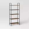 Threshold 72" Loring 5 Shelf Ladder Bookshelf - Walnut