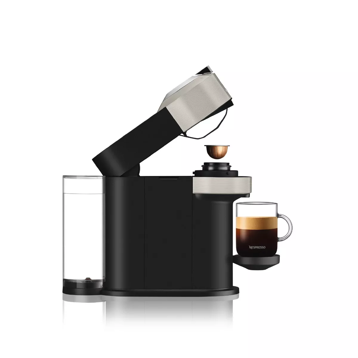 Nespresso Vertuo Next Espresso Roast Coffee Maker and Espresso Machine Bundle By Breville
