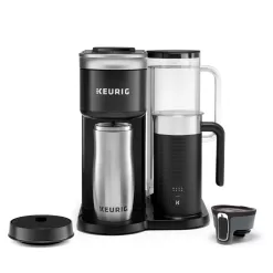 Keurig K-Café SMART Single-Serve Coffee Maker with WiFi Compatibility, 6 Brew Sizes - Black