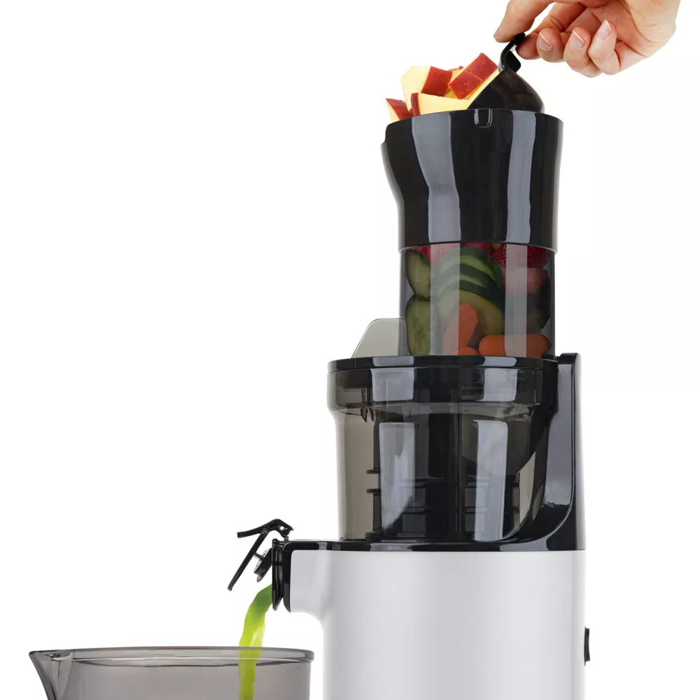 Tribest Shine Kitchen Co. Easy Cold Press Juicer with XL Feed Chute