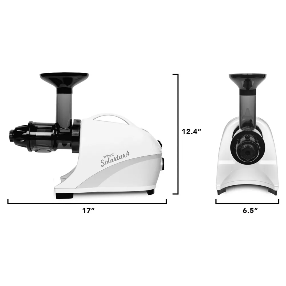 Tribest Solostar 4 Horizontal Slow Masticating Juicer