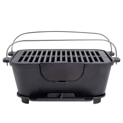Bruntmor Heavy Duty Pre-Seasoned Cast Iron Portable Grill