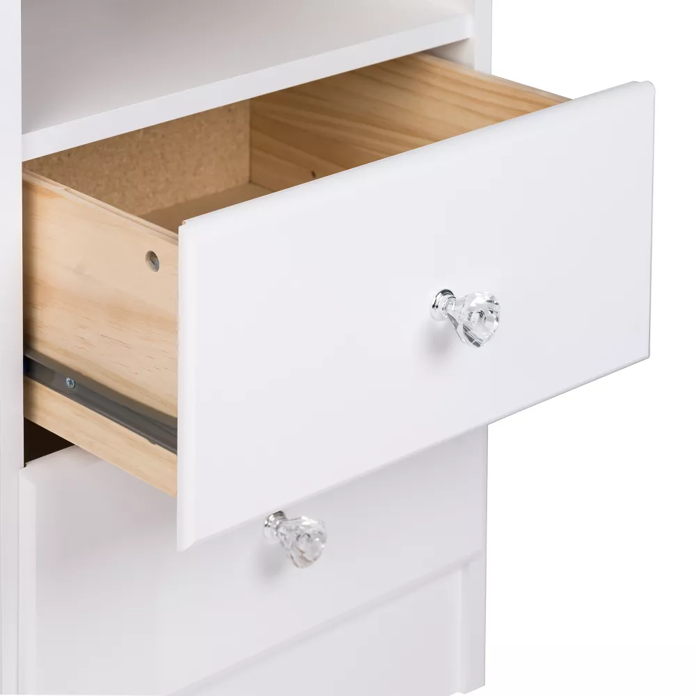 Prepac Astrid 6 Drawer Tall Chest - White