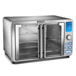 Gourmia 9-Slice Digital Air Fryer Oven with 14 One-Touch Cooking Functions and Auto French Doors