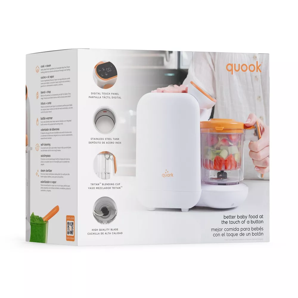 Quark Quook 5-in-1 Baby Food Maker Bottle Warmer and Sterilizer