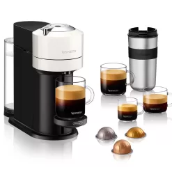Nespresso Vertuo Next Coffee Maker and Espresso Machine by DeLonghi with Milk Frother White