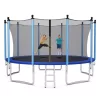 Costway 8/10/12/14/15/16FT Jumping Exercise Recreational Bounce Trampoline W/Safety Net