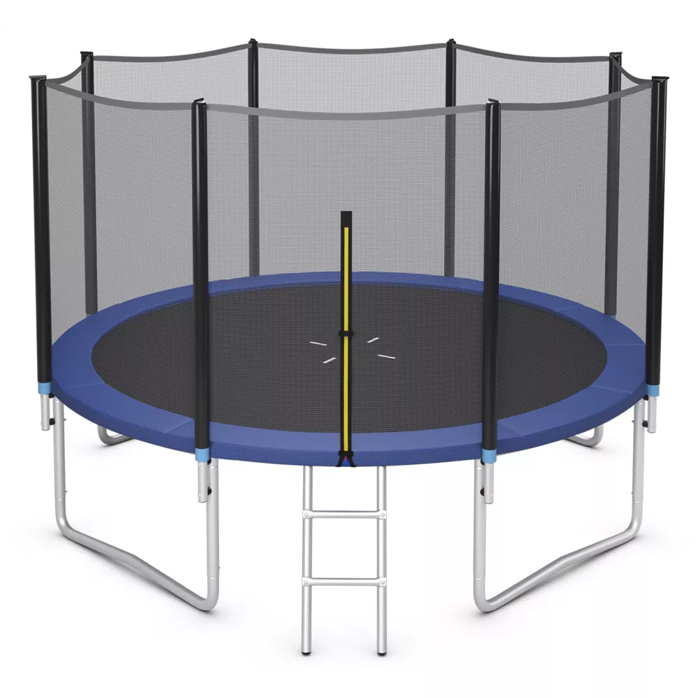Costway 8/10/12/14/15/16 FT Outdoor Trampoline Bounce Combo W/Safety Closure Net Ladder