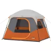 Core Equipment 4 Person Straight Wall Tent - Orange