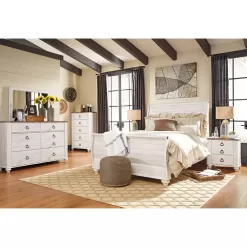 Signature Design by Ashley Willowton Chest of Drawers Cream