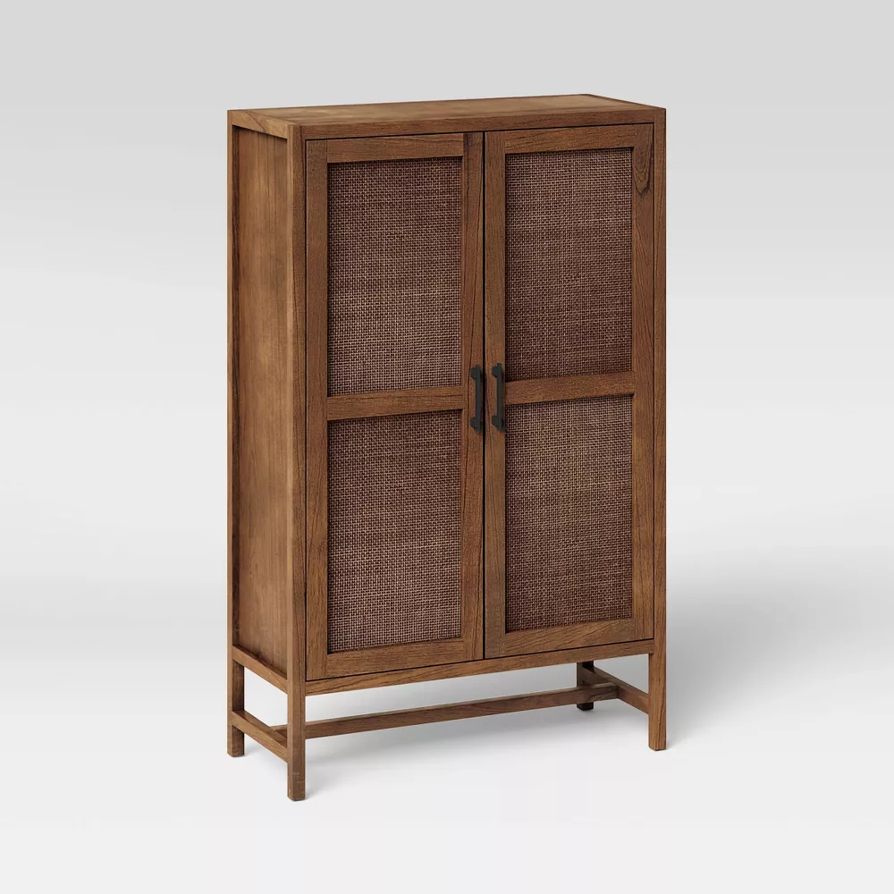 Threshold Warwick Library Cabinet - Brown