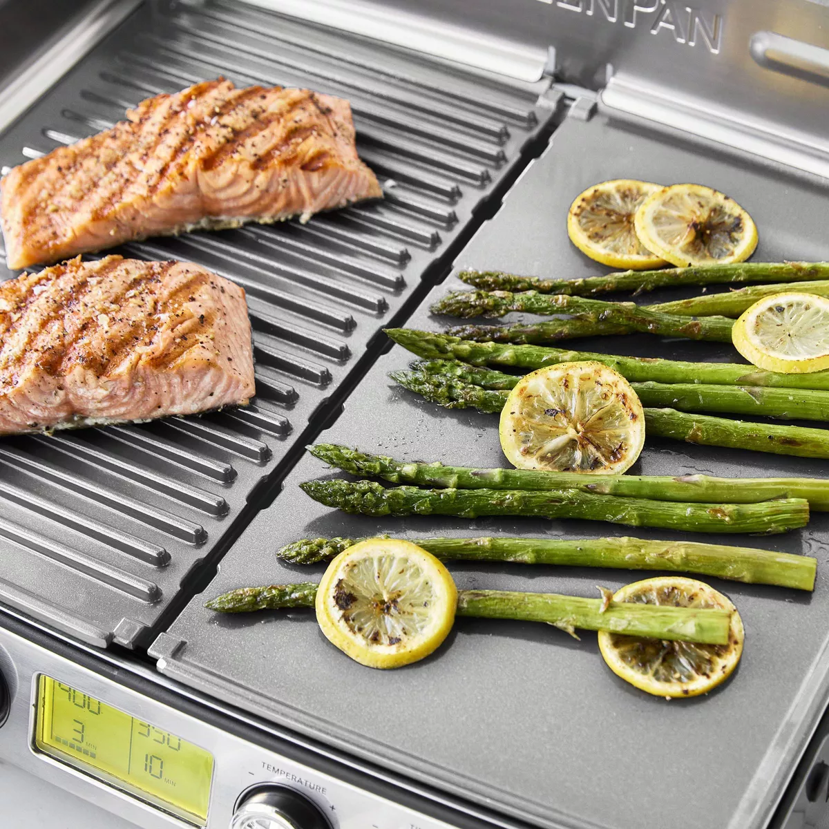 GreenPan Elite Indoor Ceramic Nonstick XL Smoke-Less Grill & Griddle - Black