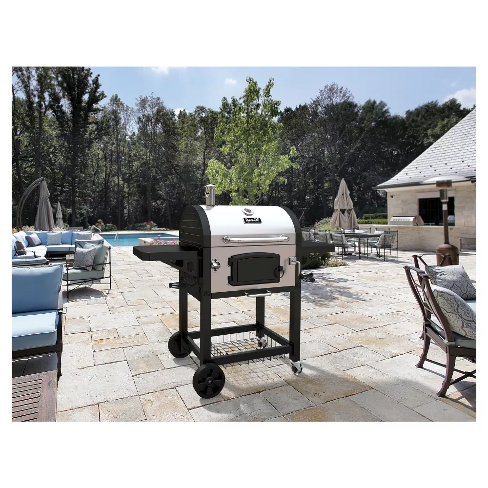 Dyna-Glo Heavy Duty Stainless Steel Charcoal Grill Model DGN486SNC-D