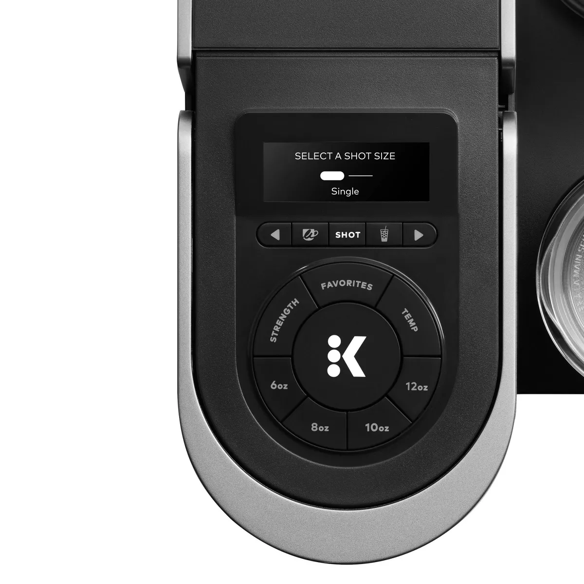 Keurig K-Café SMART Single-Serve Coffee Maker with WiFi Compatibility, 6 Brew Sizes - Black