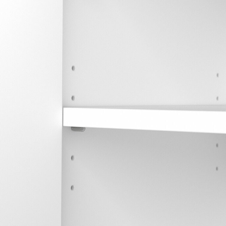 Bush Business Furniture Hybrid 73'' H x 36'' W Standard Bookcase - White