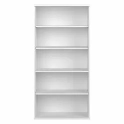 Bush Business Furniture Hybrid 73'' H x 36'' W Standard Bookcase - White