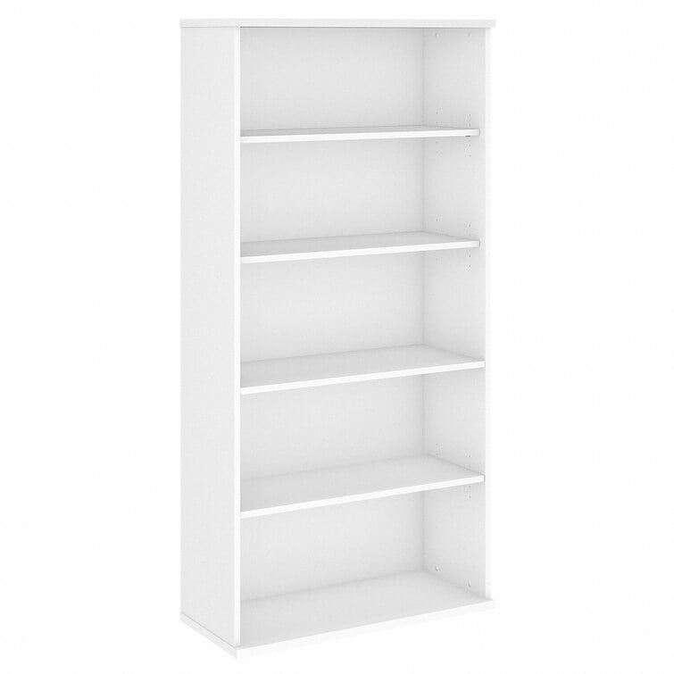 Bush Business Furniture Hybrid 73'' H x 36'' W Standard Bookcase - White