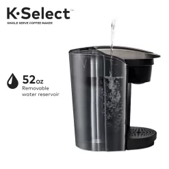 Black Keurig K-Select Single-Serve K-Cup Pod Coffee Maker (Part number: 5000359893)