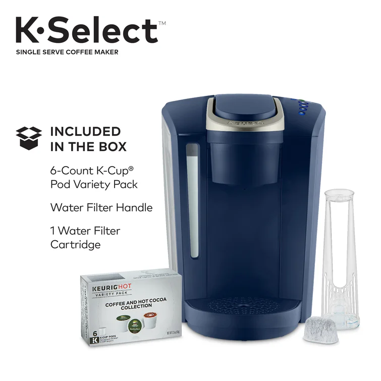 Navy Keurig K-Select Single-Serve K-Cup Pod Coffee Maker (Part number: 5000359892)