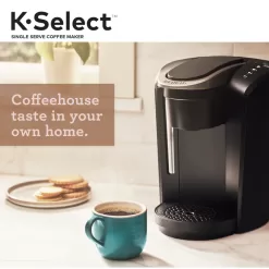 Black Keurig K-Select Single-Serve K-Cup Pod Coffee Maker (Part number: 5000359893)