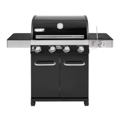 Monument Grills 4-Burner Liquid Propane 60000 BTU Gas Grill Stainless with Side Burner