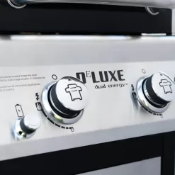 Nexgrill Deluxe 2-Burner Grill: Foldable Side Shelves & 28000 BTUs for Compact Grilling