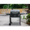 Royal Gourmet 24" Barrel Charcoal Grill with Side Shelves