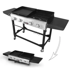 Royal Gourmet 4 - Burner Flat Top Liquid Propane 48000 BTU Gas Grill