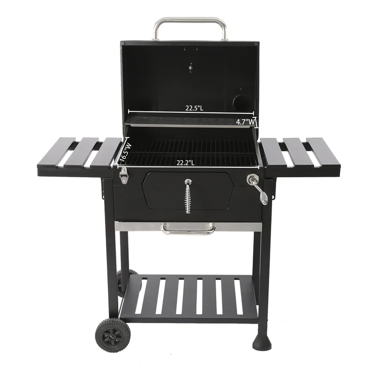 Royal Gourmet Built-In Barrel Charcoal Grill
