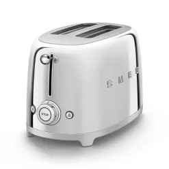 SMEG 50's Retro Style Aesthetic 2 Slice Toaster - Chrome