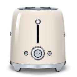 SMEG 50's Retro Style Aesthetic 2 Slice Toaster - Cream