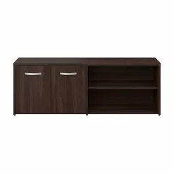 Bush Business Furniture Studio C 60'' Wide 2 - Shelf Credenza - Black Walnut