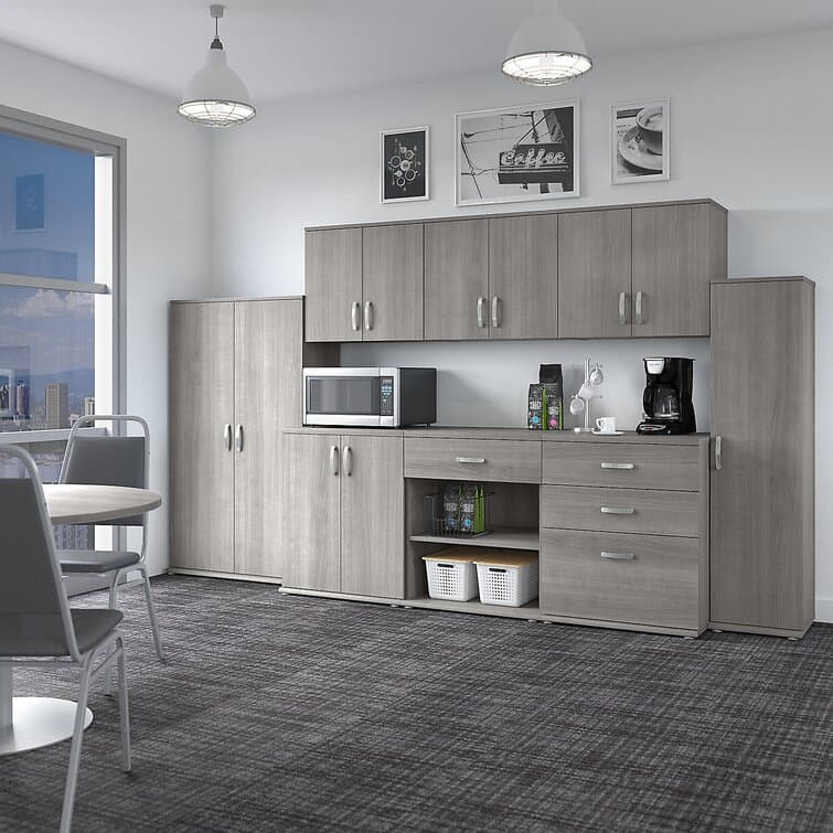 Bush Business Furniture Universal Storage 28.5'' Wide 2 - Shelf Storage Cabinet