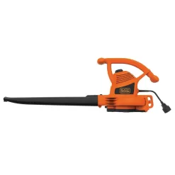BLACK+DECKER BV3100 12 AMP 210 MPH 300 CFM Corded Electric 3-in-1 Handheld Leaf Blower, Vacuum & Mulcher