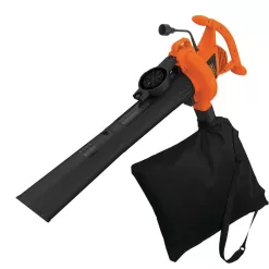 BLACK+DECKER BV3100 12 AMP 210 MPH 300 CFM Corded Electric 3-in-1 Handheld Leaf Blower, Vacuum & Mulcher