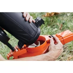 BLACK+DECKER BV3100 12 AMP 210 MPH 300 CFM Corded Electric 3-in-1 Handheld Leaf Blower, Vacuum & Mulcher
