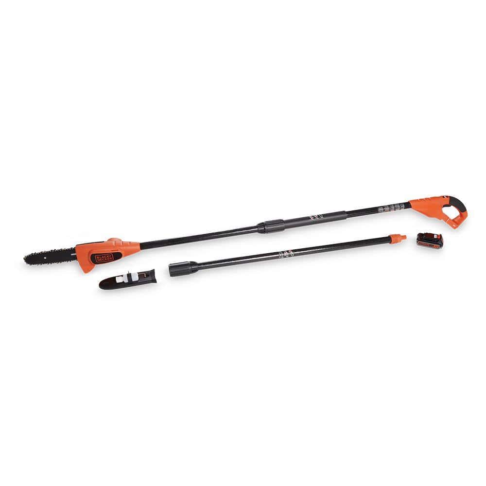 BLACK+DECKER LPP120B 20V MAX 8in. Cordless Battery Powered Pole Saw, Tool Only