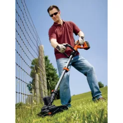 BLACK+DECKER LST136B 40V MAX Cordless Battery Powered 2-in-1 String Trimmer & Lawn Edger (Tool Only)