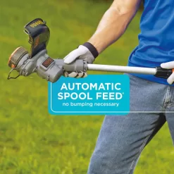 BLACK+DECKER LST300 20V MAX Cordless Battery Powered 2-in-1 String Trimmer & Lawn Edger Kit with (1) 2Ah Battery & Charger