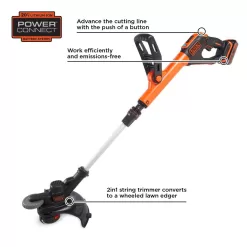 BLACK+DECKER LST522 20V MAX Cordless Battery Powered 2-in-1 String Trimmer & Lawn Edger Kit with (1) 2.5Ah Battery & Charger