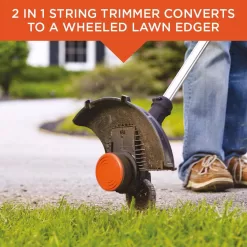BLACK+DECKER LST522 20V MAX Cordless Battery Powered 2-in-1 String Trimmer & Lawn Edger Kit with (1) 2.5Ah Battery & Charger