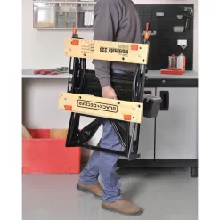 BLACK+DECKER Workmate 28.75 in. x 25.6 Folding Portable Workbench and Vise
